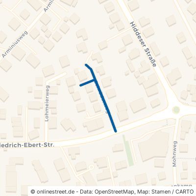 Schröderweg Detmold Hiddesen 