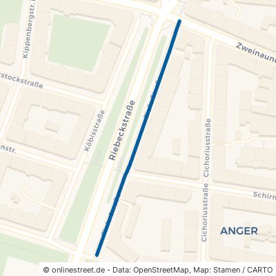 Tiefe Straße Leipzig Anger-Crottendorf 