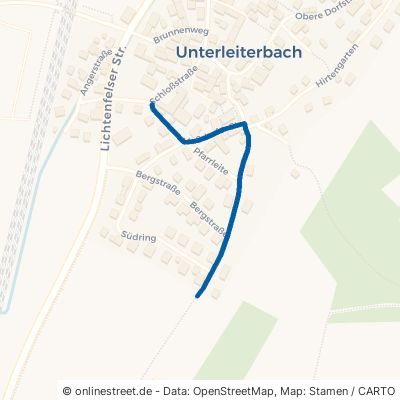 Maßdorfer Straße Zapfendorf Unterleiterbach 