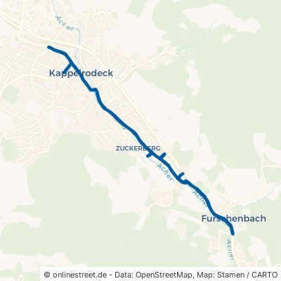 Hauptstraße Kappelrodeck Ortsgebiet 