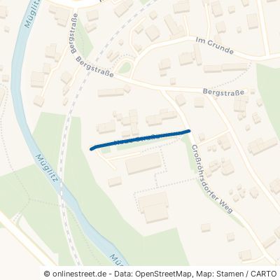 Neue Straße Müglitztal Mühlbach 