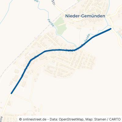 Feldastraße Gemünden Nieder-Gemünden 