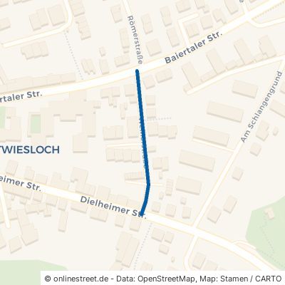 Weiherstraße Wiesloch Altwiesloch 
