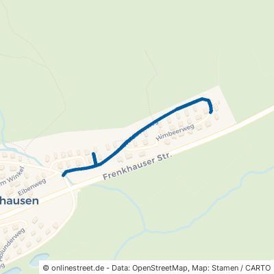 Waldbeerweg Meschede Frenkhausen 