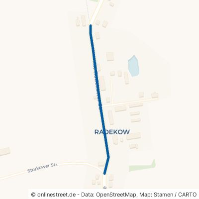 Alt-Radekower Straße Mescherin Radekow 