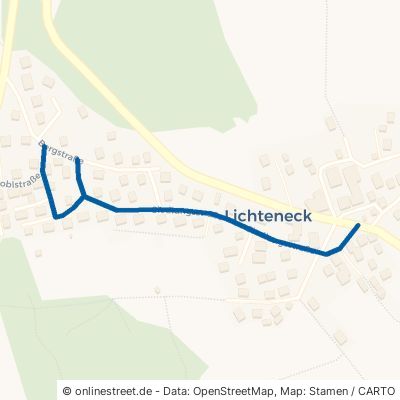 Siedlungsstraße Grafenau Lichteneck 