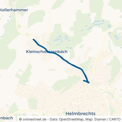 Schwarzenbacher Straße Helmbrechts Kleinschwarzenbach 