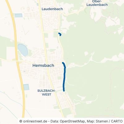 Landstraße Hemsbach 