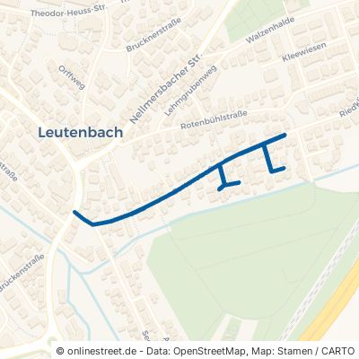 Gartenstraße Leutenbach 