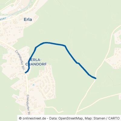 Postsäulenweg Schwarzenberg (Erzgebirge) Erla 