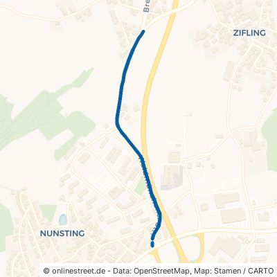 Waldmünchener Straße Cham Nunsting 