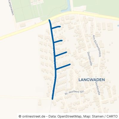 Sankt-Bernhard-Straße Grevenbroich Langwaden 