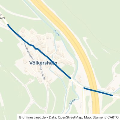 Neue Straße Knüllwald Völkershain 