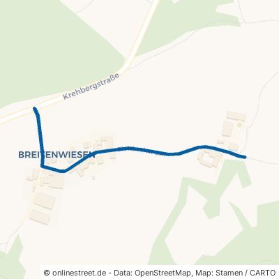 Glattbacher Straße Lautertal Breitenwiesen 
