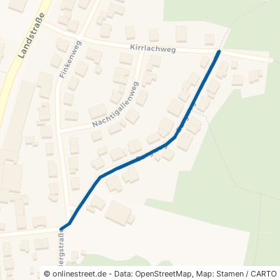 Burgweg 76547 Sinzheim Ortsgebiet 