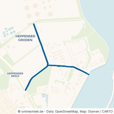 Alfred-Eckhardt-Straße Wilhelmshaven Heppenser Groden 