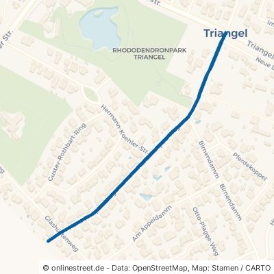 Hans-Rimpau-Weg Sassenburg Triangel 