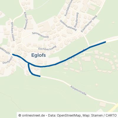 Alpgaustraße Argenbühl Eglofs 