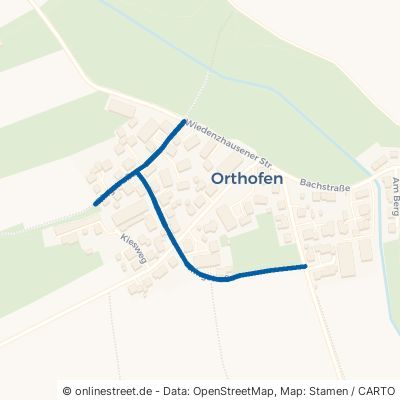 Ringstraße Sulzemoos Orthofen 