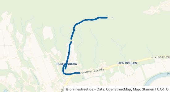 Plattenberger Weg Bad Oeynhausen Dehme 