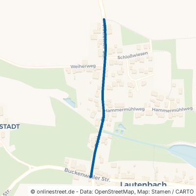 Rötleiner Straße Fichtenau Lautenbach 