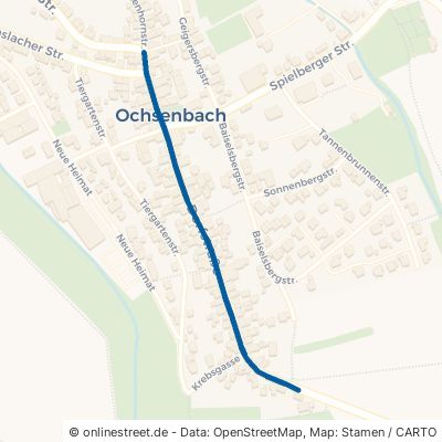 Dorfstraße Sachsenheim Ochsenbach 