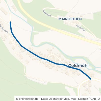 Goldmühler Straße Bad Berneck im Fichtelgebirge Goldmühl 