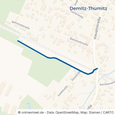 Güterbahnhofstraße Demitz-Thumitz 