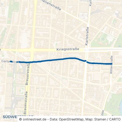 Gartenstraße 76133 Karlsruhe Südweststadt Südweststadt