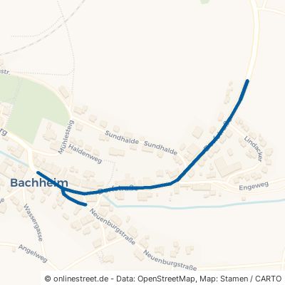 Dorfstraße Löffingen Bachheim 