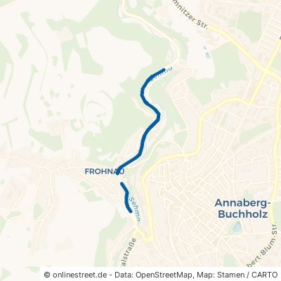 Sehmatalstraße Annaberg-Buchholz Frohnau 