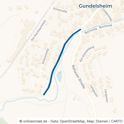 Weilheimer Weg Treuchtlingen Gundelsheim 