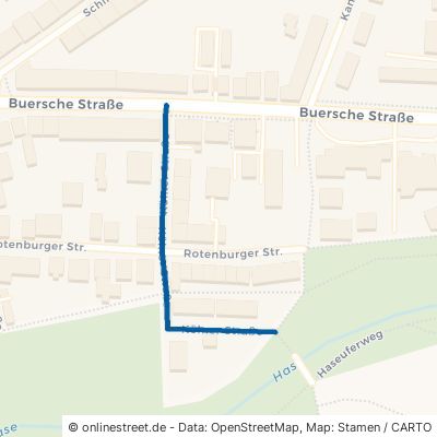 Kölner Straße Osnabrück Schinkel 