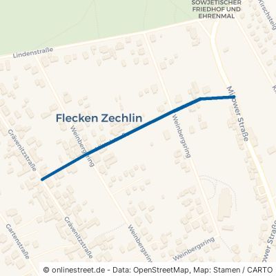 Mittelstraße Rheinsberg Flecken Zechlin 