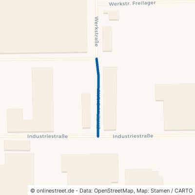 Einfahrt Orbita Südliches Anhalt Weißandt-Gölzau 