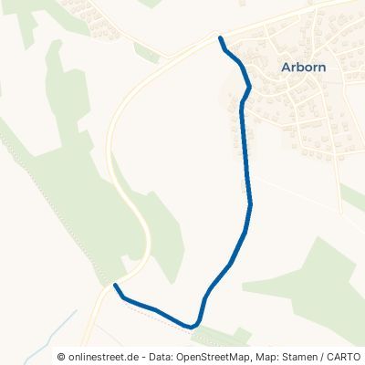 Mengerskircher Weg Greifenstein Arborn 