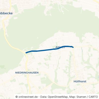 Ahlsener Straße Hüllhorst Oberbauerschaft 