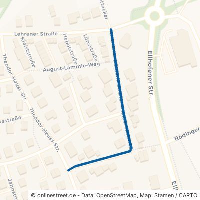 Hölderlinstraße Lehrensteinsfeld 