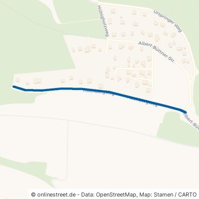 Hochbergweg Ostheim vor der Rhön Oberwaldbehrungen 