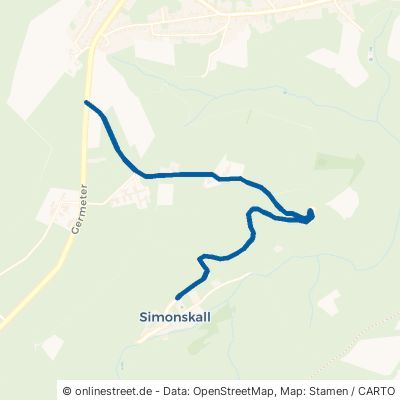 Simonskaller Straße Hürtgenwald Vossenack 