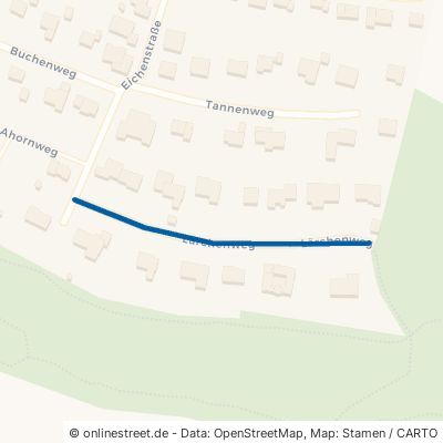Lärchenweg Oerlinghausen Helpup 