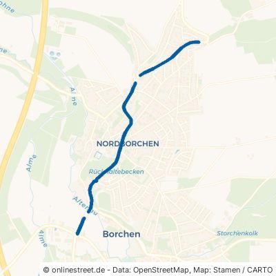 Paderborner Straße Borchen Nordborchen 