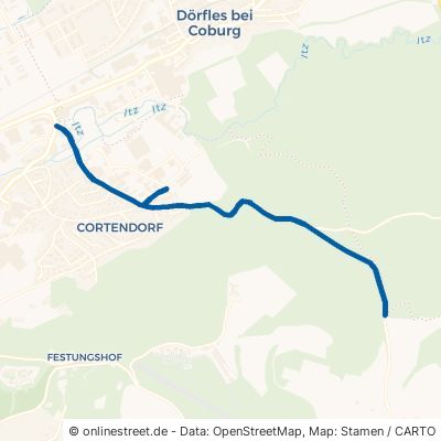 Cortendorfer Straße Coburg Rögen 