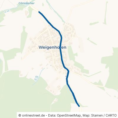 Weigenhofener Hauptstraße Lauf an der Pegnitz Weigenhofen 