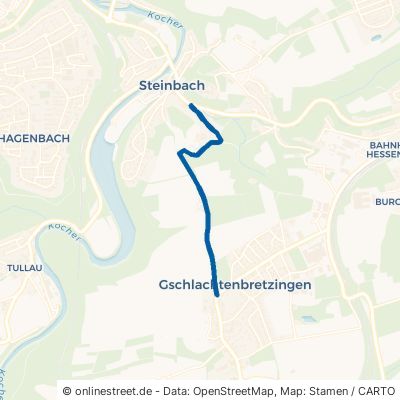 Kleincomburger Weg Schwäbisch Hall Steinbach 