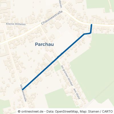 Neue Straße Burg Parchau 