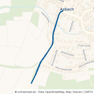 Bargener Straße Obrigheim Asbach 