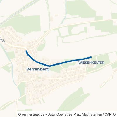 Wiesenstraße Öhringen Verrenberg 