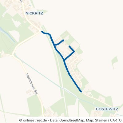 Gostewitzer Straße Riesa Nickritz 