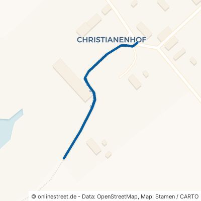 Stangenweg Nordwestuckermark Christianenhof 